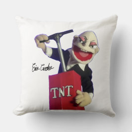 Cojín Decorativo títere punk con émbolo de TNT