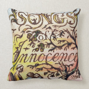 Cojín Decorativo Titlepage de 'canciones de la inocencia y de