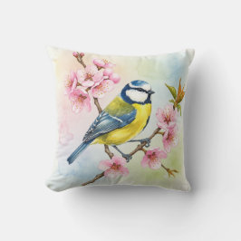 Cojín Decorativo Titmouse Sakura Pillow