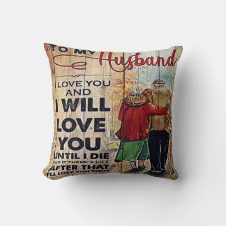 Cojín Decorativo To My Husband Design | Love Letter To Him |