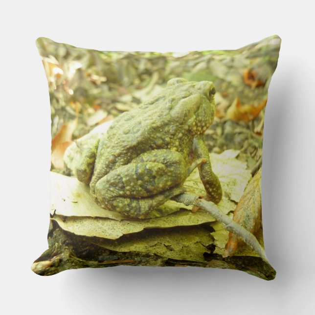 Cojín Decorativo Toad forestal (Anverso)