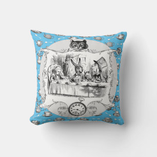 COJÍN DECORATIVO TOALLA DE TÉ DE ALICIA EN EL PAÍS DE LAS MARAVILLA