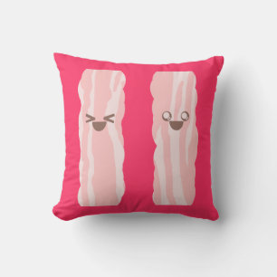 Cojín Decorativo Tocineta Desayuno Lindo Dibujo Kawaii