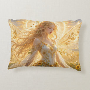 Cojín Decorativo TOCOCLAWS Cristal Amatista Hada Fantasía Ángel