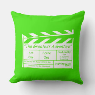 Cojín Decorativo ¡Toda Gran Aventura Necesita Una Estrella!