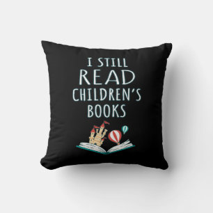 Cojín Decorativo Todavía leo libros para niños II