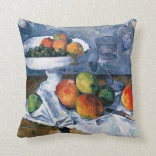 Cojín Decorativo Todavía vida con el plato de fruta