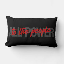 Cojín decorativo Todo el Poder al Pueblo - Negrita