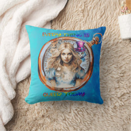 Cojín Decorativo Todo es gay hoy - Alicia en el país de las maravil