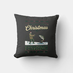 Cojín Decorativo Todo lo que Quieren las Navidades Es Pescar Pescad