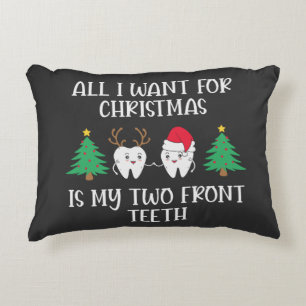 Cojín Decorativo Todo Lo Que Quiero Para Los Navidades Son Mis Dos 
