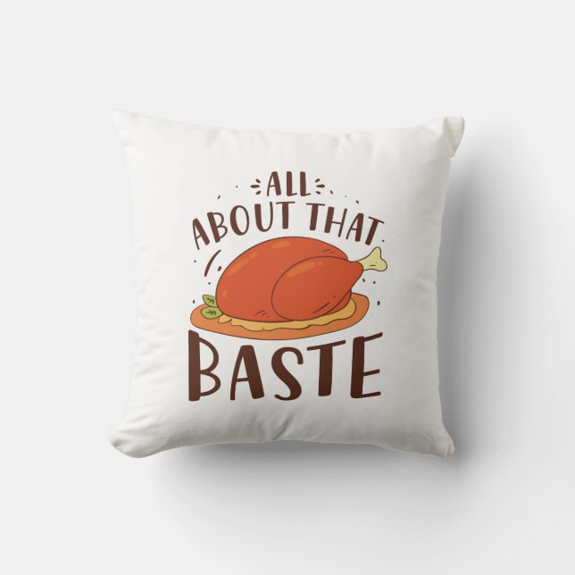 Cojín Decorativo Todo Sobre Esa Baste (Anverso)