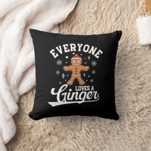 Cojín Decorativo Todos aman un jengibre, pan de jengibre Santa Navi