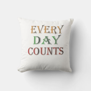 Cojín Decorativo Todos los Días Cuentan