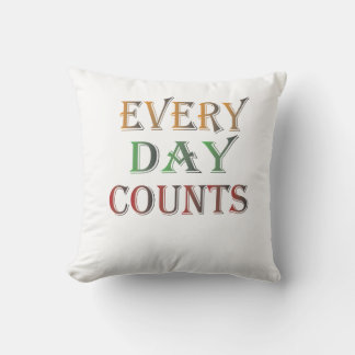 Cojín Decorativo Todos los Días Cuentan