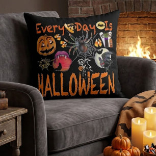 Cojín Decorativo Todos los Días es Halloween