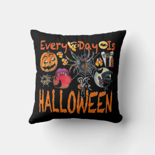 Cojín Decorativo Todos los Días es Halloween