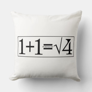 Cojín Decorativo Todos los genios de matemáticas saben