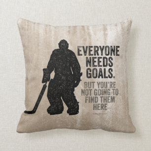 Cojín Decorativo Todos necesitan objetivos (hockey)