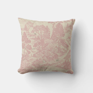 Cojín Decorativo Toile Bosque Vintage Animales del Bosque Estilo Co