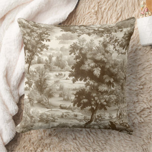 Cojín Decorativo Toile de granja Calabaza Cosecha País (8)