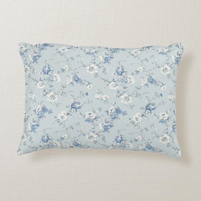 Cojín Decorativo Toile De Jouy Peonies (Reverso)