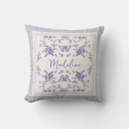 Cojín Decorativo Toile de Mariposa Bonita