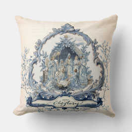 Cojín Decorativo Toile francés | Chinoiserie Natividad
