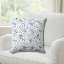 Toile Francés Floral Azul