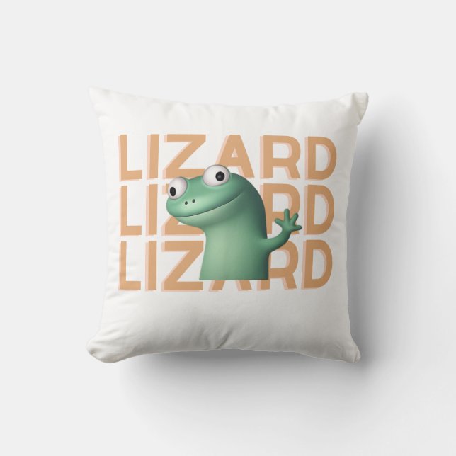 Cojín Decorativo Tom Hopp Pillow – ¡Modo Travesura! 🦎💥" (Anverso)