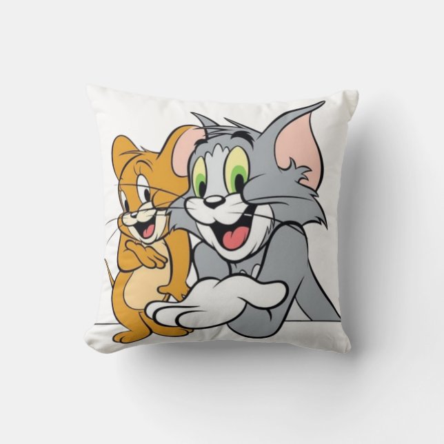 Cojín Decorativo Tom y Jerry Pillow Funda (Anverso)