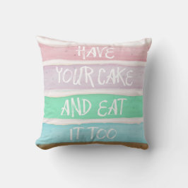 Cojín Decorativo Toma tu pastel