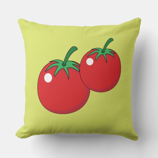 Cojín Decorativo Tomate Rojo (Anverso)