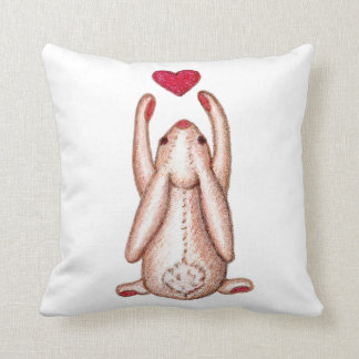 Cojín Decorativo Tómele a amores de Somebunny del corazón