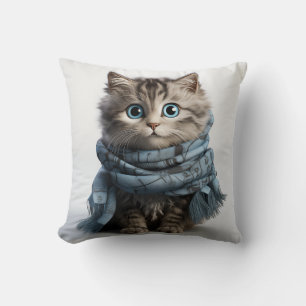 Cojín Decorativo Tommy, el gato de peluche más fluido