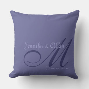 Cojín Decorativo Tono en monogramos de tono