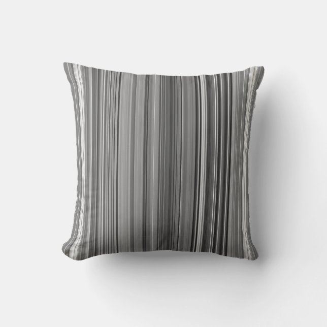 Cojín Decorativo Tono Gris Gris Raya (Anverso)