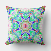 Tonos azules y rojos ocho puntos estrella caleidos