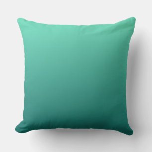 Cojín Decorativo Tonos de azul verde aguamarina verde teñido de azu