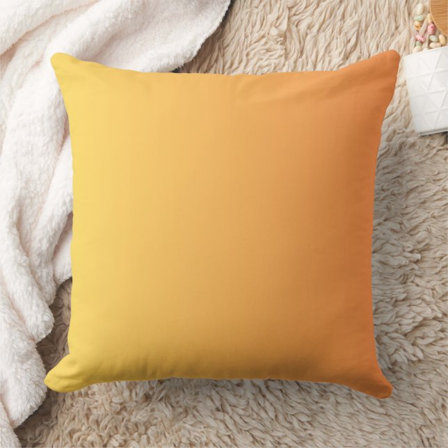 Cojín Decorativo Tonos de Naranja Amarillo (Manta)