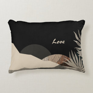 Cojín Decorativo Tonos de Tierra Minimalista Naturaleza Abstracta