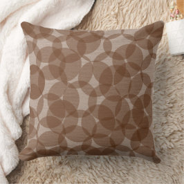 Cojín Decorativo Tonos geométricos de la Tierra marrones