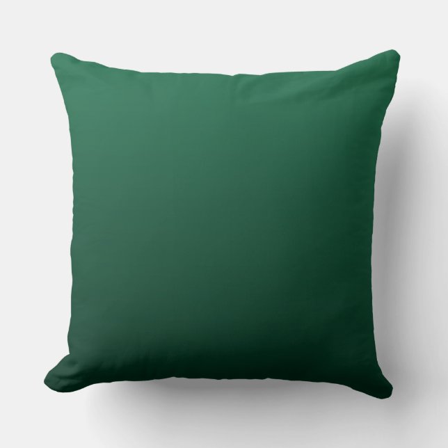 Cojín Decorativo Tonos Verde Esmeralda  (Anverso)