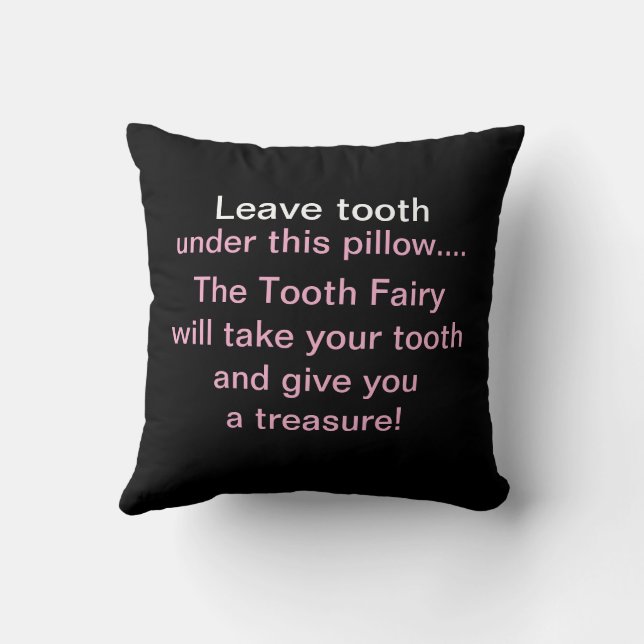 Cojín Decorativo Tooth Fairy Pillow (Reverso)