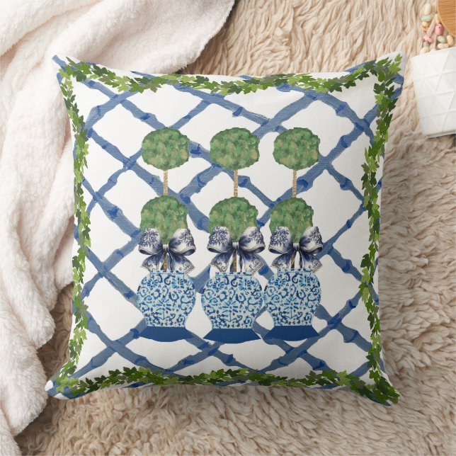 Cojín Decorativo Topiary Chinoiserie Ginger Jar Jars Lumbar (Manta)