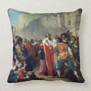 Cojín Decorativo Topo de Mateo que es parado por la muchedumbre