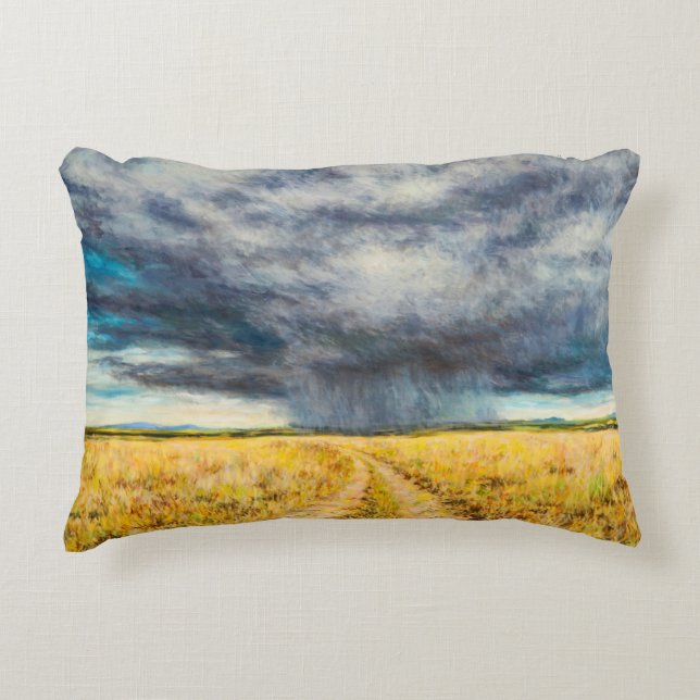 Cojín Decorativo Tormenta 2012 de Mara (Anverso)