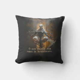 Cojín Decorativo Tormenta (com frase)