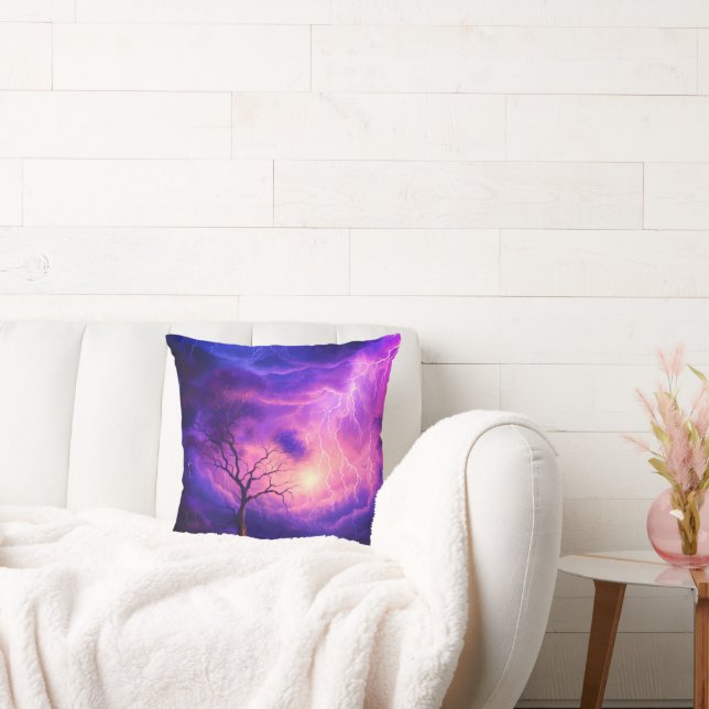 Cojín Decorativo Tormenta relámpago (Sofá)