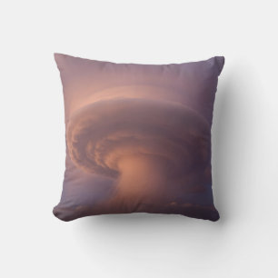 Cojín Decorativo Tormenta supercélula gigante nube en forma de hong